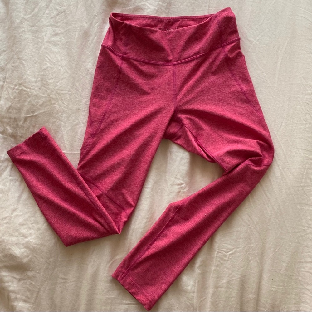 Outdoor Voices 3/4 Warm Up Leggings in Flamingo